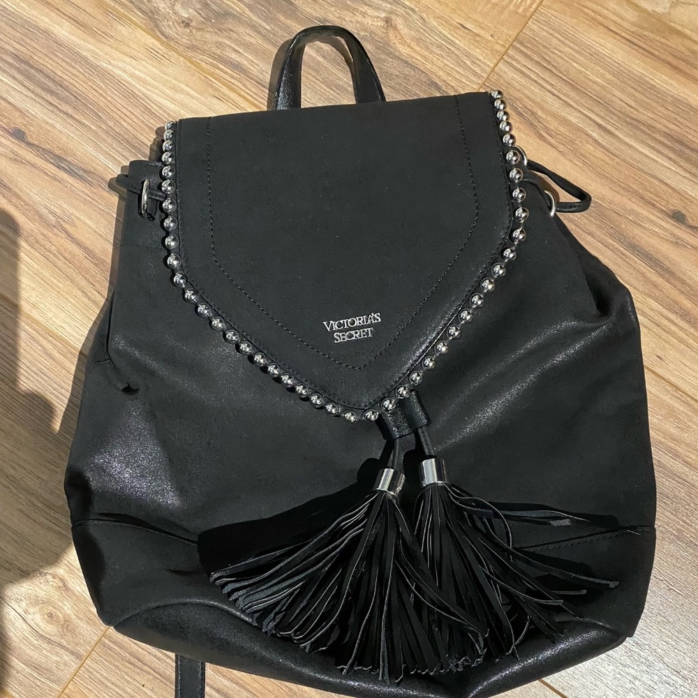 Victoria Secret Studded Flap Backpack